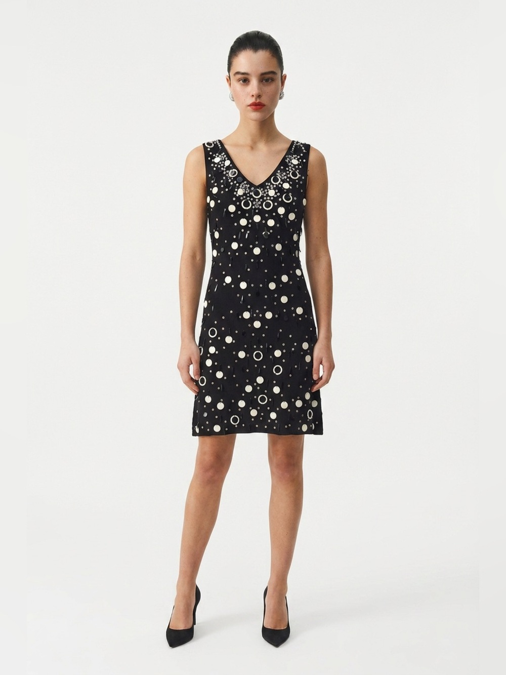 Ravel dress with applique